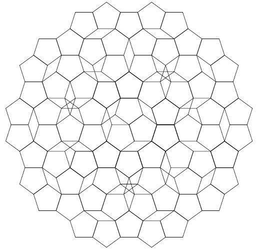 Pentagonal Penrose tiling