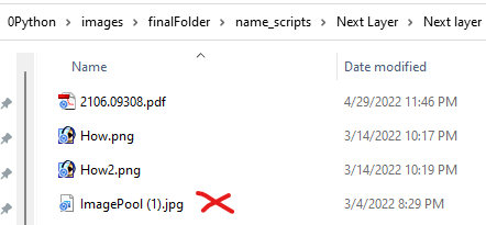 Move files from one directory to another (the file must already exist)