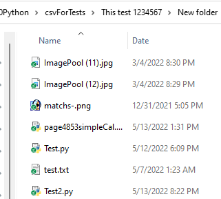 Move files from one directory to another (the file must already exist)