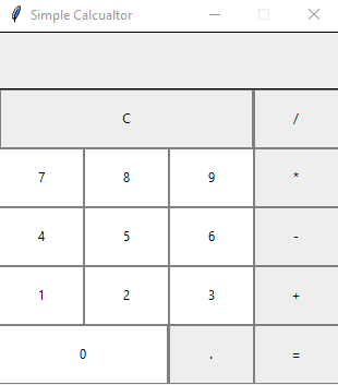 Simple calculator