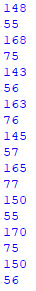 Print all values cell by cell in order of row and column in a csv file