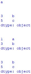 loc[] and iloc[], namely explicit index and implicit index (similar to numpy indexing)