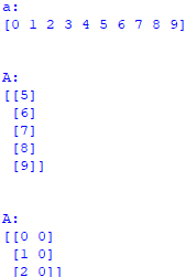 Access row, column, elements, and replace elements and transfer array in Numpy