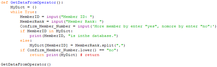 Build databases with a different/uncertain number of members at different ranks