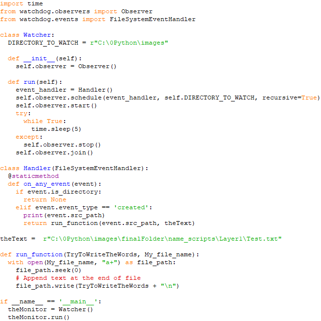 Call and then run your own functions and modules in different Python files