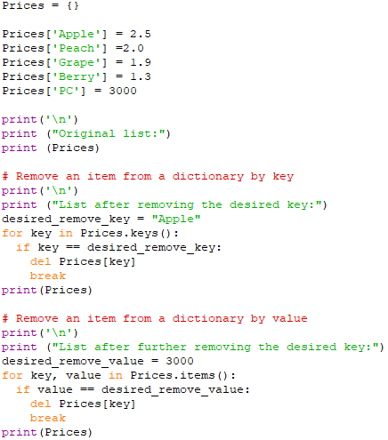 Sum the numbers of a defined list