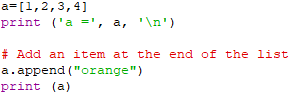 append() in Python