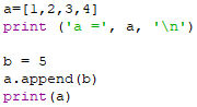 append() in Python