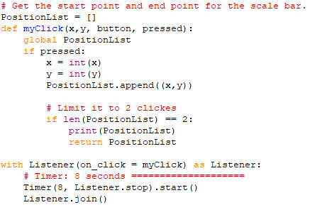 Calibrate and put a scale bar, and draw a fixed line segment on an image