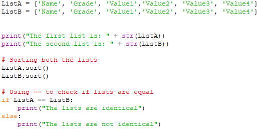 how-to-compare-two-lists-in-python-digitalocean