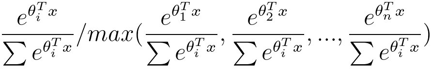 original ratios for each value