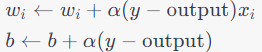 Perceptron algorithm